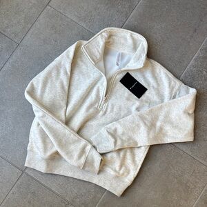 Cozy Cream Half-Zip Sweater